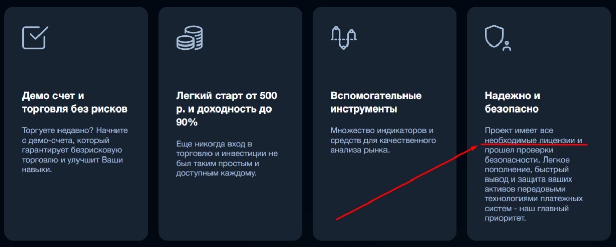 bintradeclub функционал