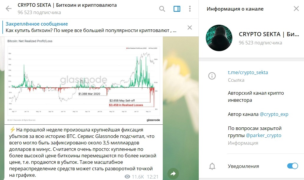 Информация о канале Crypto Sekta