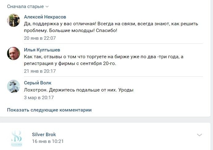 Silver Brok отзывы