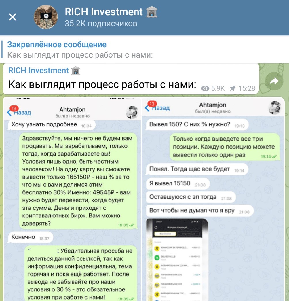 Перспективы заработка с RICH Investment