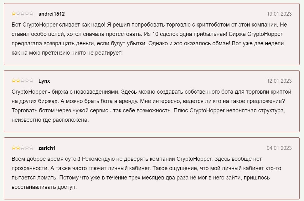 CryptoHopper отзывы