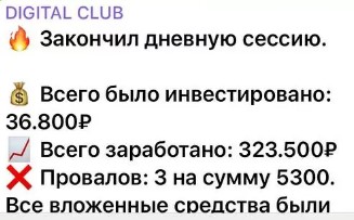 DIGITAL CLUB статистика