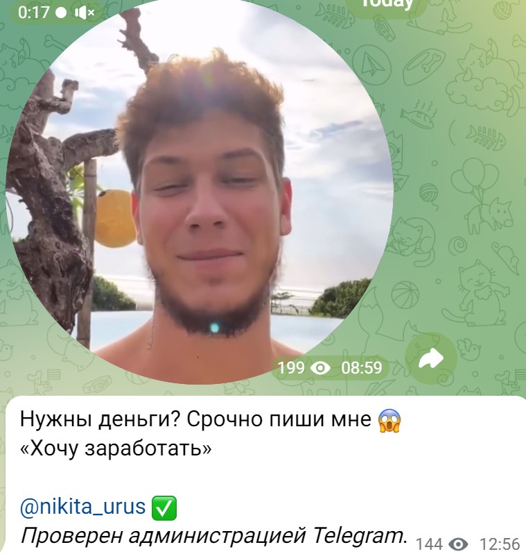 Помощь от Никиты телеграм