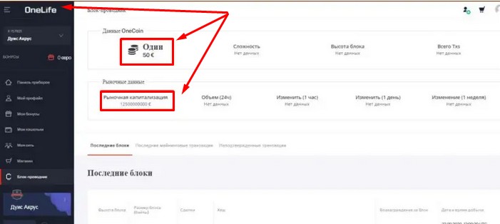 OneCoin сайт обзор