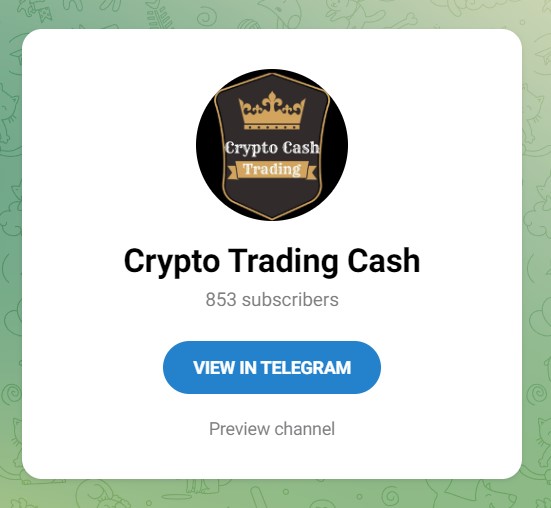 Канал в Телеграм Сryptotradingcash