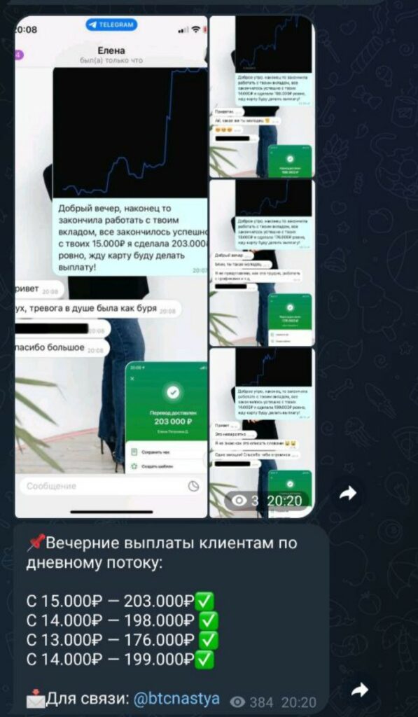 btcnastya Trade Club телеграм