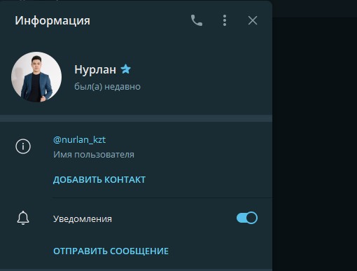 Мнформация о канале Nurlan KZT