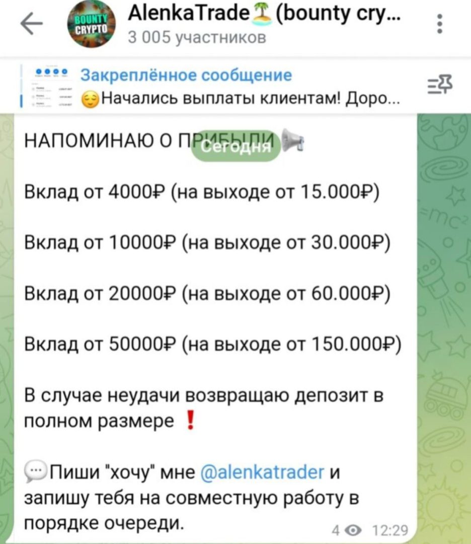 Alenka Trade проект